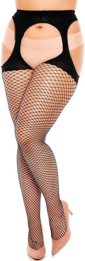 GLAMORY Netpantykousen Mesh Ouvert Plus Size Ouvert - Foto 4