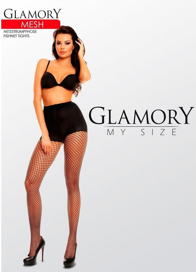 GLAMORY Netpantykousen Mesh Visnet-look t m mt. 62 zachte microvezel (1 stuk)