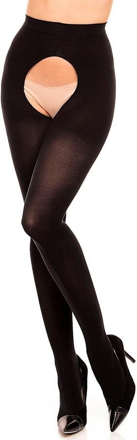 GLAMORY Ouvert maillot Ouvert Ondoorzichtig elastische microvezel tot (1 stuk) - Foto 6