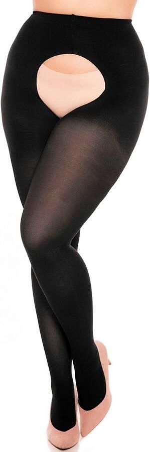 GLAMORY Ouvert maillot Ouvert Ondoorzichtig elastische microvezel tot (1 stuk) - Foto 5