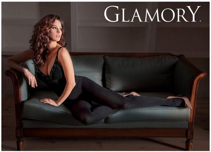 GLAMORY Ouvert maillot Ouvert Ondoorzichtig elastische microvezel tot (1 stuk) - Foto 2