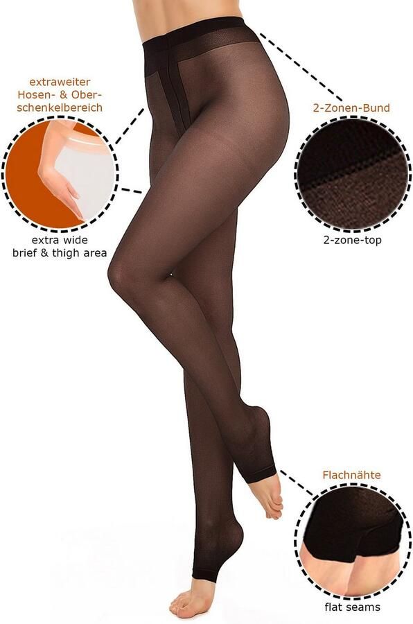 GLAMORY Panty My Size teen open elastisch plus size