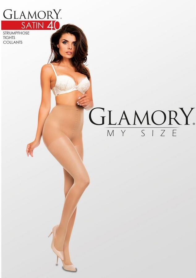 GLAMORY Panty Satijn Plus Size (1 stuk)