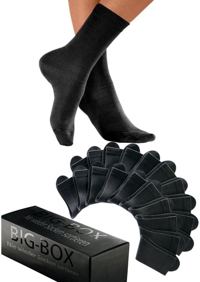 Go in Basic sokken in de grote big-box (box 20 paar)