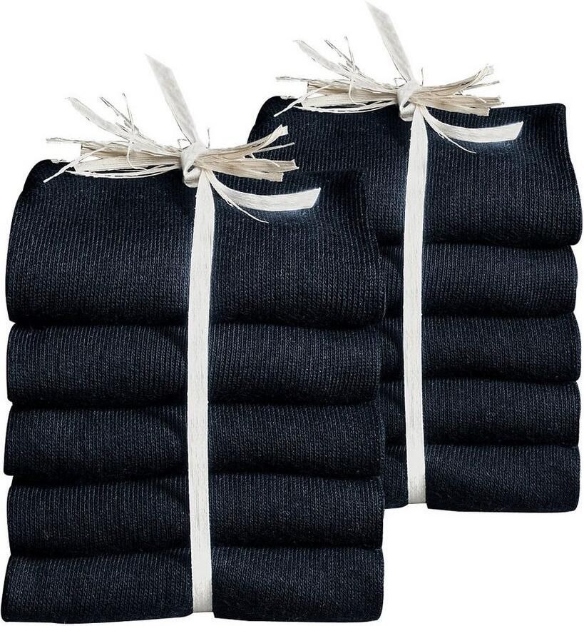 Go in Basic sokken unikleur (set 10 paar) - Foto 1