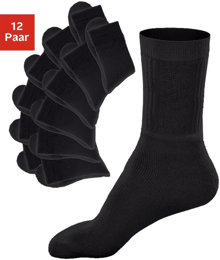 Go in Tennissokken met frotté (set 12 paar) - Foto 2