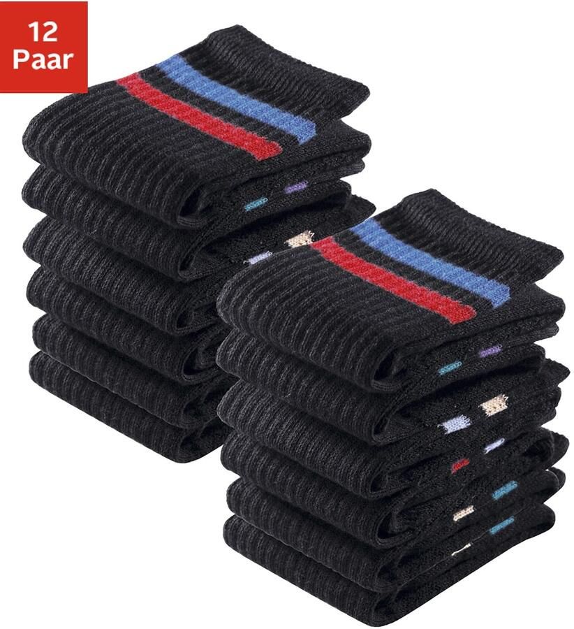 Go in Tennissokken met frotté (set 12 paar) - Foto 2