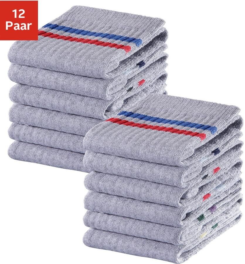 Go in Tennissokken met frotté (set 12 paar) - Foto 2