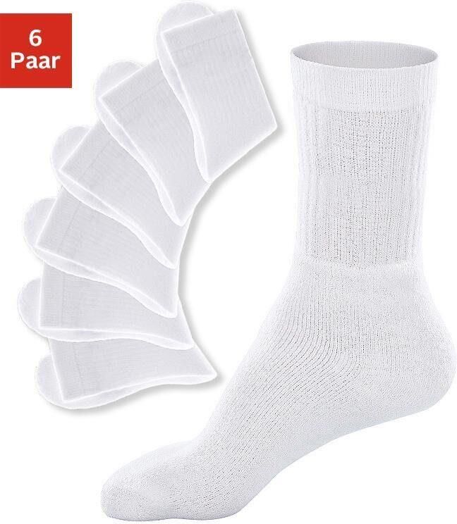 Go in Tennissokken met geribde schacht (set 6 paar) - Foto 3