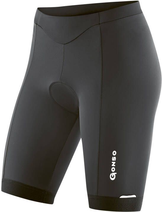 Gonso Fietsbroek Fortuna korte dames fietsbroek met zitkussen duurzame fietsbroek