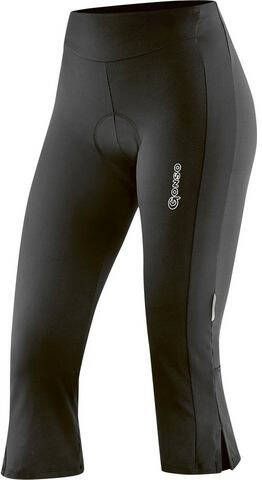 Gonso Fietsbroek Essential Tight 3 4 Flared W Dames fietsbroek met zitkussen racebroek