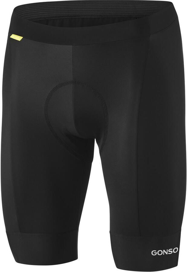 Gonso Fietsbroek Essential Shorts Kit M Heren racefietsbroek met zitkussen korte moderne fietspants tight fit
