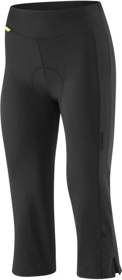 Gonso Fietsbroek Essential Tight 3 4 Flared W Dames fietsbroek met zitkussen racebroek - Foto 2
