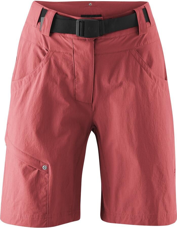 Gonso Fietsbroek Mira Basic korte damesfietsbroek met zitkussen waterafstotend inclusief riem - Foto 3