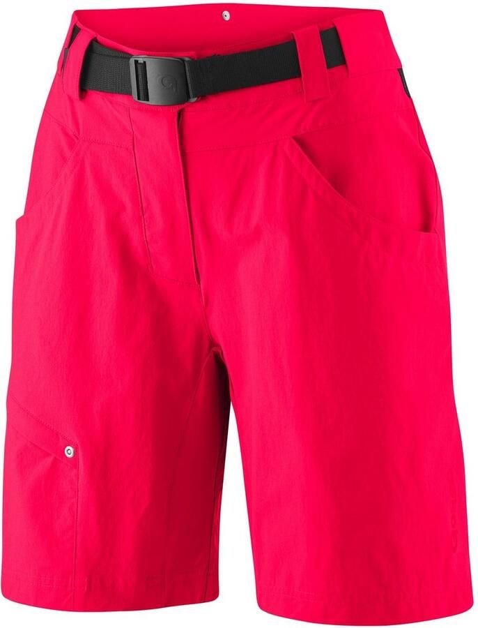 Gonso Fietsbroek Mira Basic korte damesfietsbroek met zitkussen waterafstotend inclusief riem