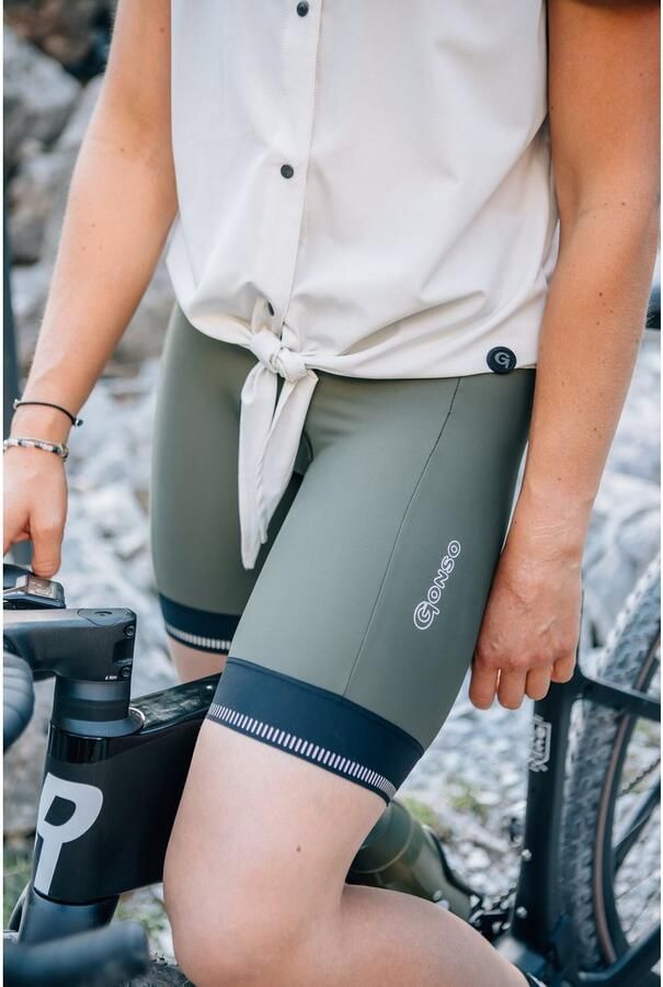 Gonso Fietsbroek SITIVO W 0 Dames fietsbroek met innovatief zitkussenconcept - Foto 2
