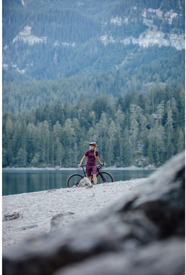 Gonso Fietsbroekje CASINA Dames fiets-short fietspants zitkussen en zakken flexibele taille
