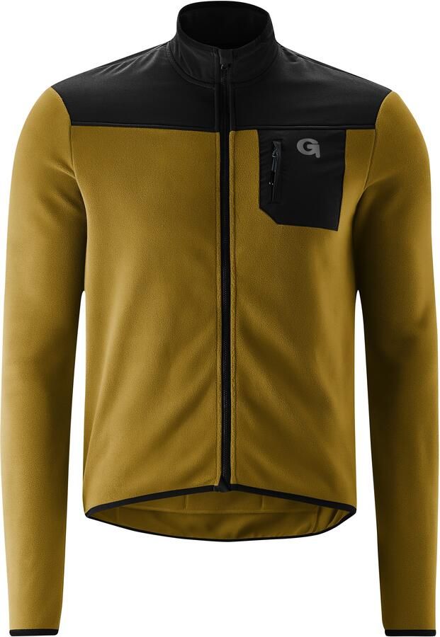 Gonso Fietsshirt Adventure jersey fleece M Heren fietstrui met lange mouwen zacht fleece-materiaal full-zip trui - Foto 3