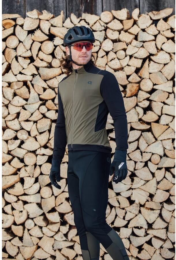 Gonso Fietsshirt BAVELLA Heren langarm fiets-trui met efficiënte warmte-isolatie