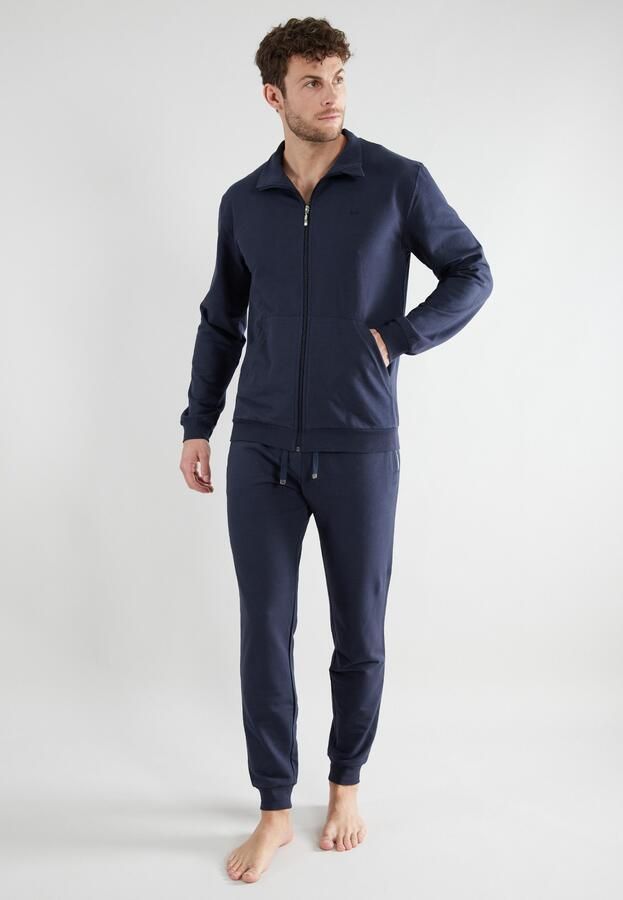 GÖTZBURG Loungepak Boston zijdelingse steekzakken bovenstuk met ritssluiting katoenmix (2-delig) - Foto 6