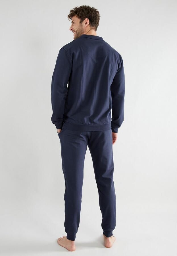 GÖTZBURG Loungepak Boston zijdelingse steekzakken bovenstuk met ritssluiting katoenmix (2-delig) - Foto 2