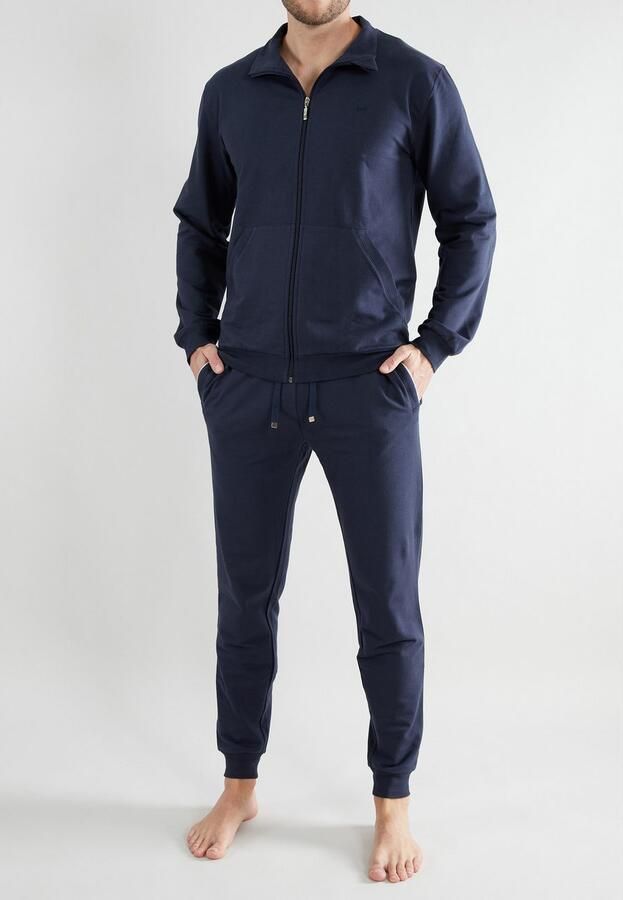 GÖTZBURG Loungepak Boston zijdelingse steekzakken bovenstuk met ritssluiting katoenmix (2-delig) - Foto 3