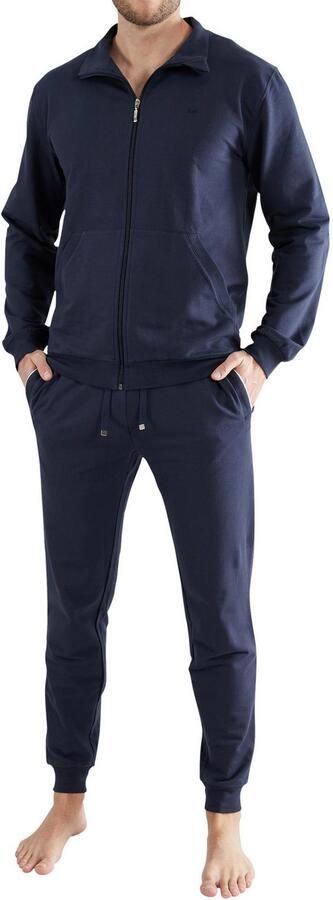 GÖTZBURG Loungepak Boston zijdelingse steekzakken bovenstuk met ritssluiting katoenmix (2-delig) - Foto 5