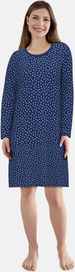 GÖTZBURG Nachthemd Katerini Ronde hals lange mouwen katoen met patroon - Foto 6