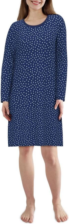 GÖTZBURG Nachthemd Katerini Ronde hals lange mouwen katoen met patroon - Foto 5