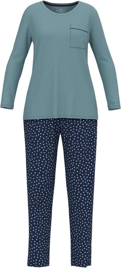GÖTZBURG Pyjama Katerini Ronde hals lange mouw lange broek katoen comfortabel (2-delig) - Foto 5