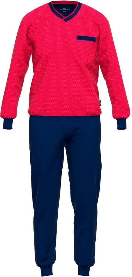 GÖTZBURG Pyjama Manhattan Lange mouw V-hals lange broek V-hals katoen (2-delig) - Foto 4