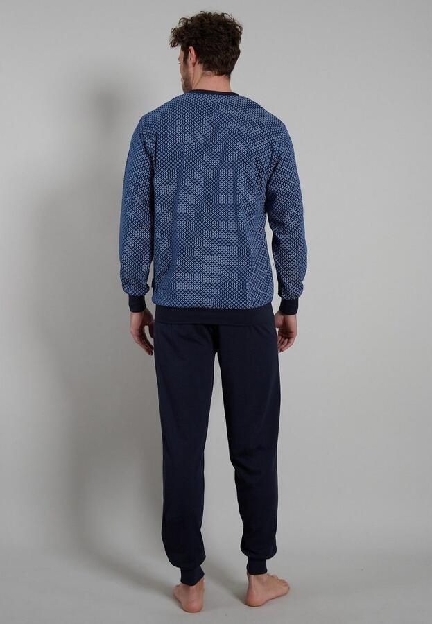 GÖTZBURG Pyjama Manhattan Lange mouw V-hals lange broek V-hals katoen (2-delig) - Foto 2