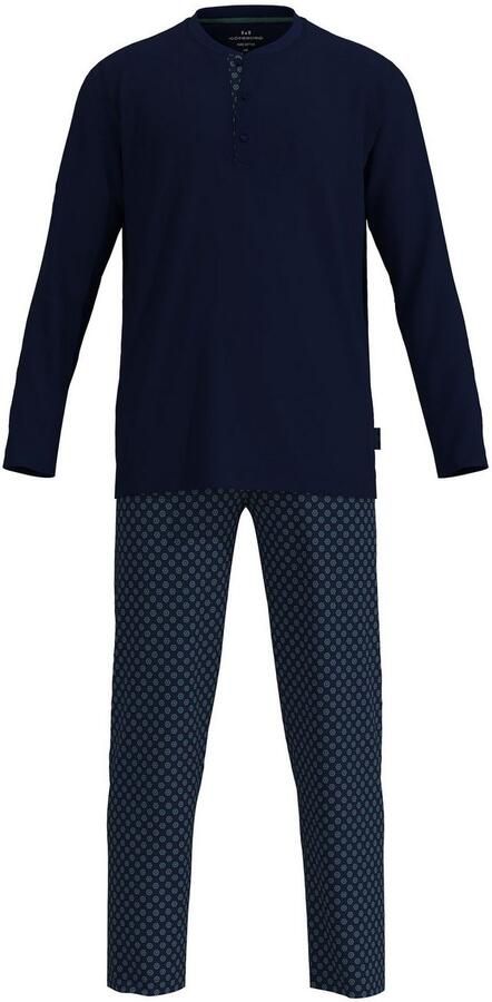 GÖTZBURG Pyjama VOLOS Lange mouw ronde hals lange broek katoen comfortabel (2-delig) - Foto 5
