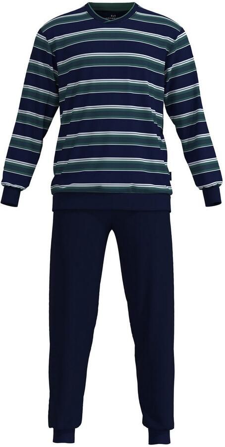GÖTZBURG Pyjama VOLOS Lange mouw ronde hals lange broek katoenmix comfortabel (2-delig) - Foto 5
