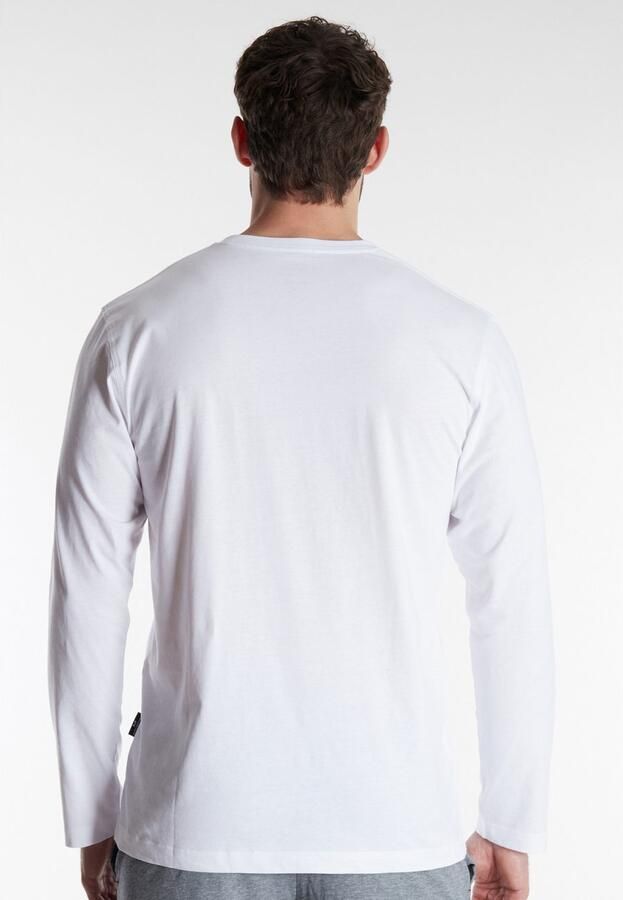 GÖTZBURG Shirt met lange mouwen California basic lange mouw comfortabel ronde hals los 100% katoen (Set van 2) - Foto 5