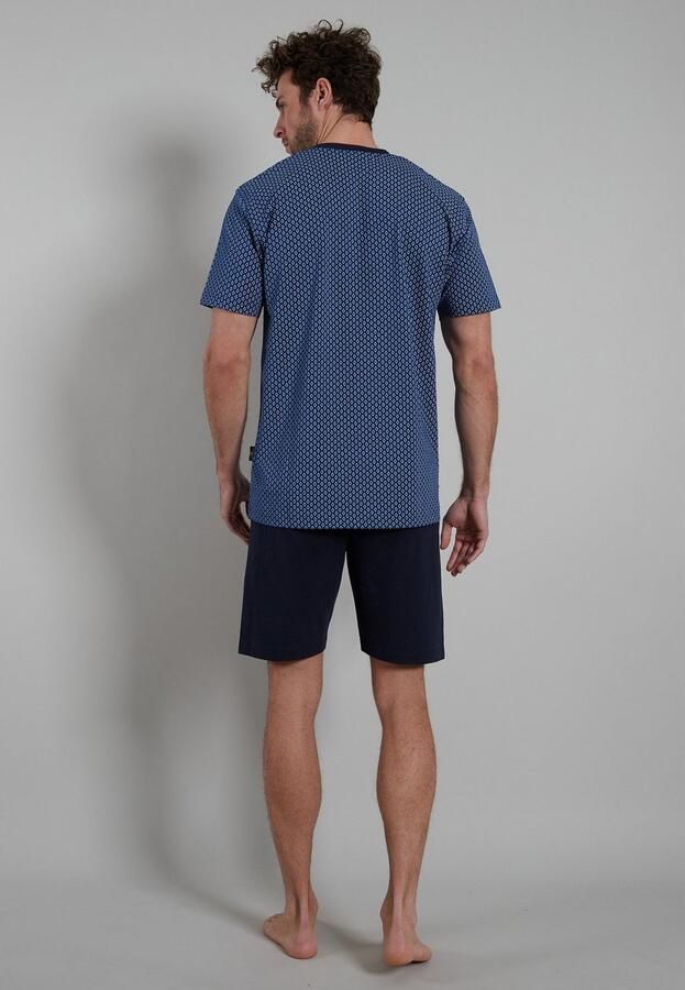 GÖTZBURG Shortama hattan Korte mouw V-hals korte broek katoen zacht (2-delig) - Foto 2