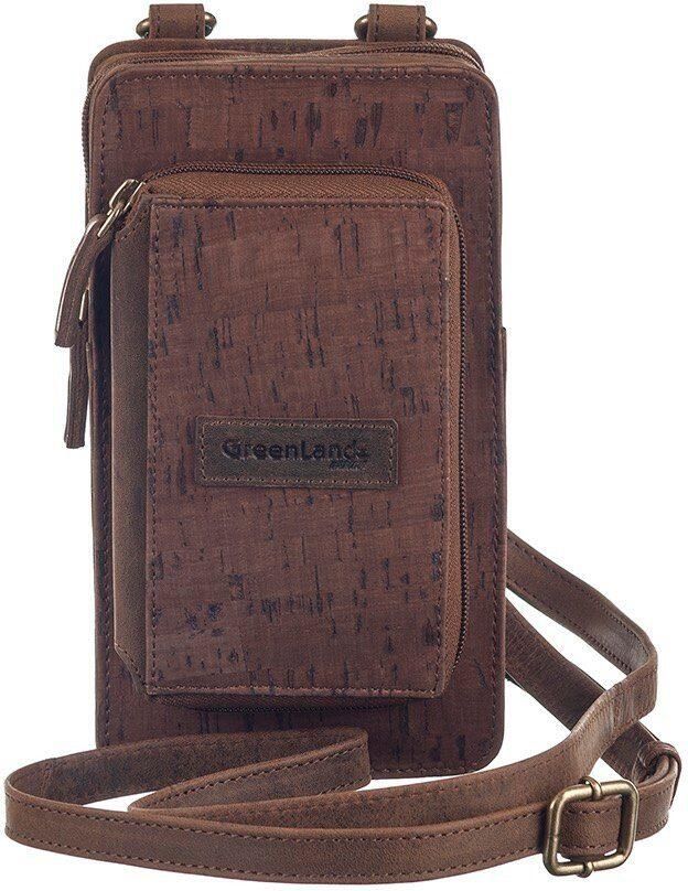 GreenLand Nature Gsm-tasje NATURE leather-cork met opgestikte portemonnee - Foto 4