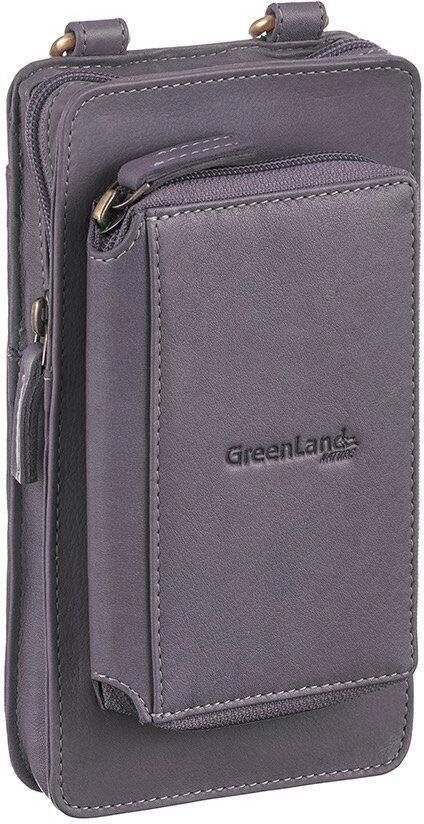GreenLand Nature Gsm-tasje NATURE Soft met opgestikte portemonnee en rfid-bescherming - Foto 6