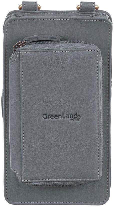 GreenLand Nature Gsm-tasje NATURE Soft met opgestikte portemonnee en rfid-bescherming - Foto 3