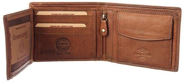 GreenLand Nature Portemonnee Soft&Safe van hoogwaardig leer - Foto 2