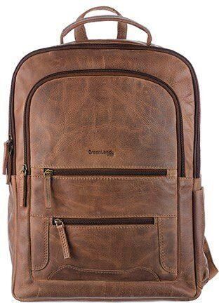 GreenLand Nature Rugzak Montenegro met vakken voor pasjes met rfid-bescherming - Foto 5