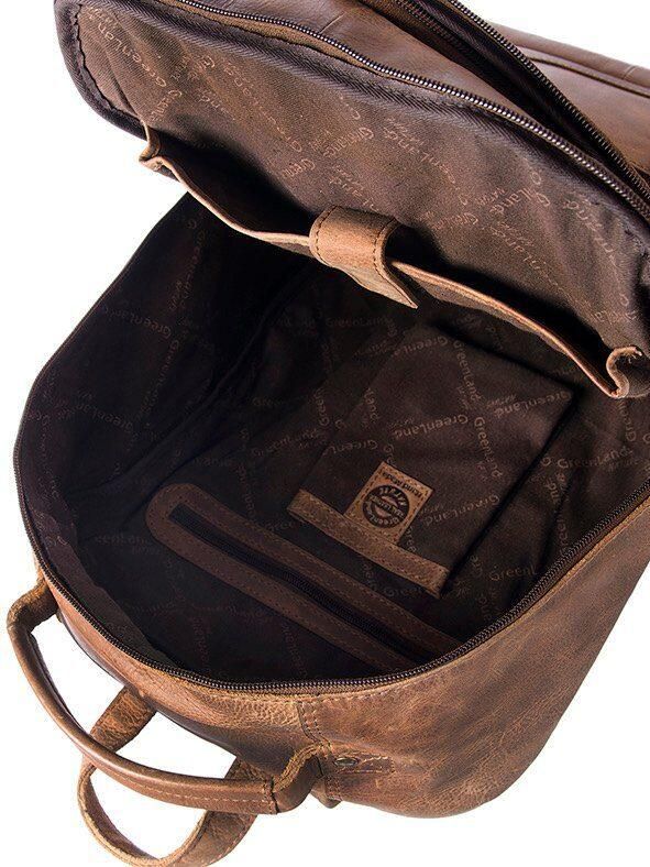 GreenLand Nature Rugzak Montenegro met vakken voor pasjes met rfid-bescherming