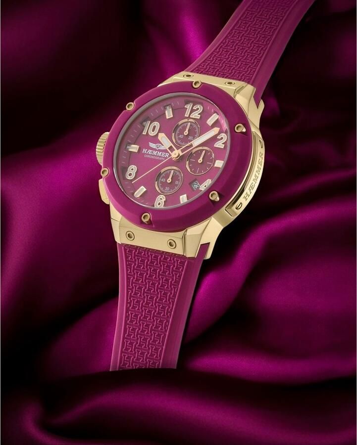 HAEMMER GERMANY Chronograaf Wave Master Quartzhorloge polshorloge dameshorloge herenhorloge made in Germany - Foto 5