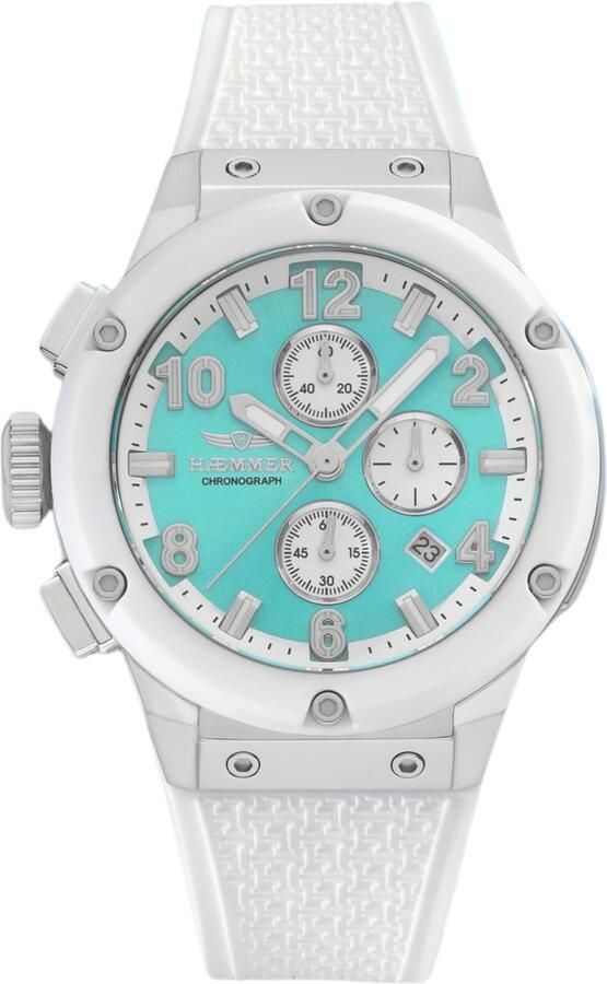 HAEMMER GERMANY Chronograaf Wave Master Quartzhorloge polshorloge dameshorloge herenhorloge made in Germany - Foto 6