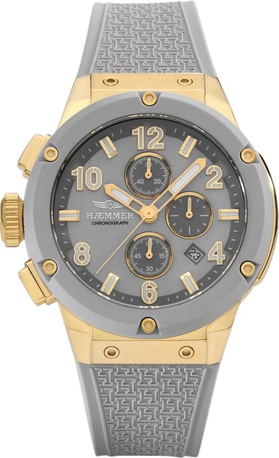 HAEMMER GERMANY Chronograaf Wave Master Quartzhorloge polshorloge dameshorloge herenhorloge made in Germany - Foto 5