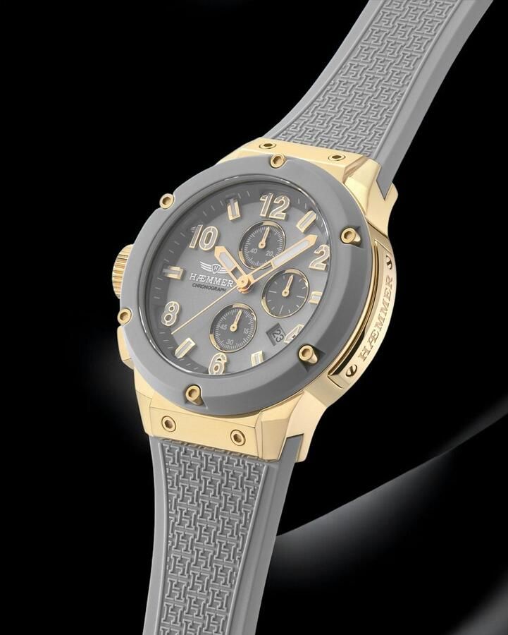 HAEMMER GERMANY Chronograaf Wave Master Quartzhorloge polshorloge dameshorloge herenhorloge made in Germany - Foto 3