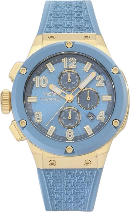 HAEMMER GERMANY Chronograaf Wave Master Quartzhorloge polshorloge dameshorloge herenhorloge made in Germany - Foto 5