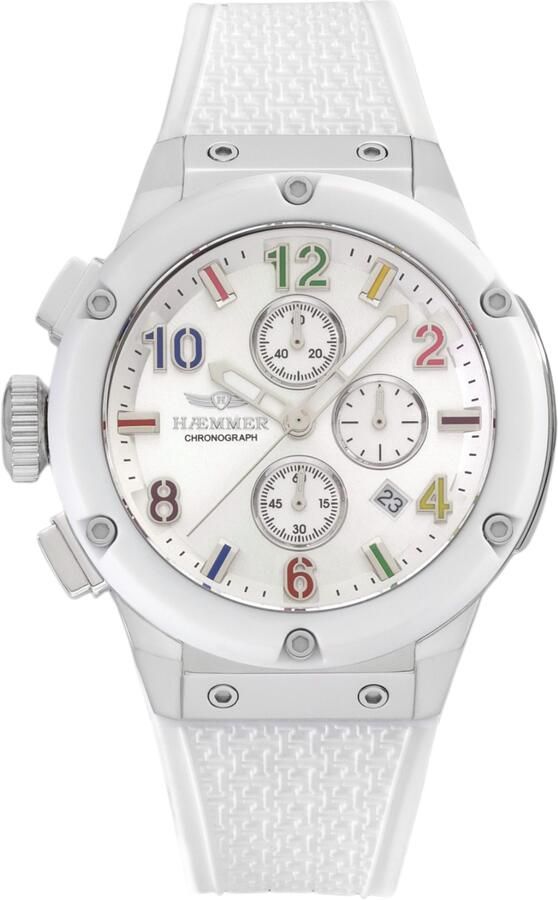 HAEMMER GERMANY Chronograaf Wave Master Quartzhorloge polshorloge dameshorloge herenhorloge made in Germany - Foto 5