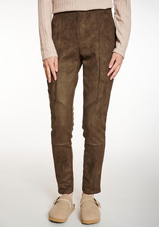 HaILYS Comfortbroek LG P TR Zo44e van imitatiewildleer - Foto 6