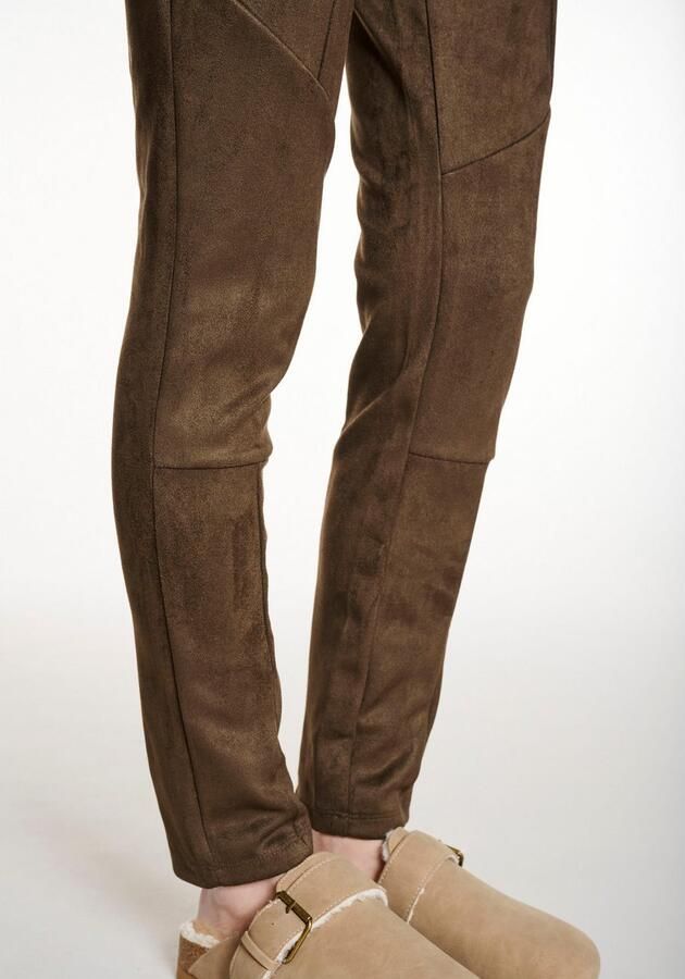 HaILYS Comfortbroek LG P TR Zo44e van imitatiewildleer - Foto 3